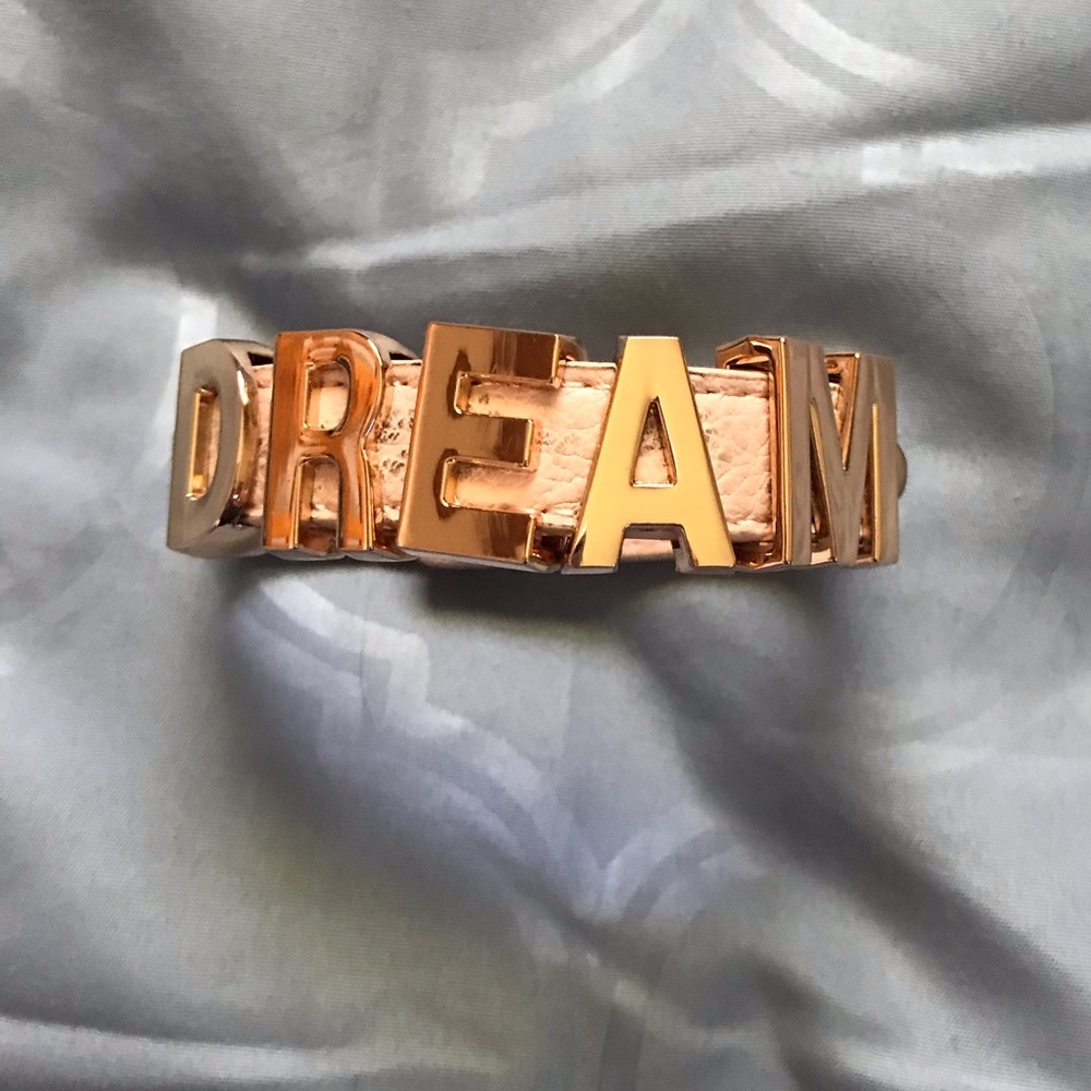 Leather/Rosegold Bracelet